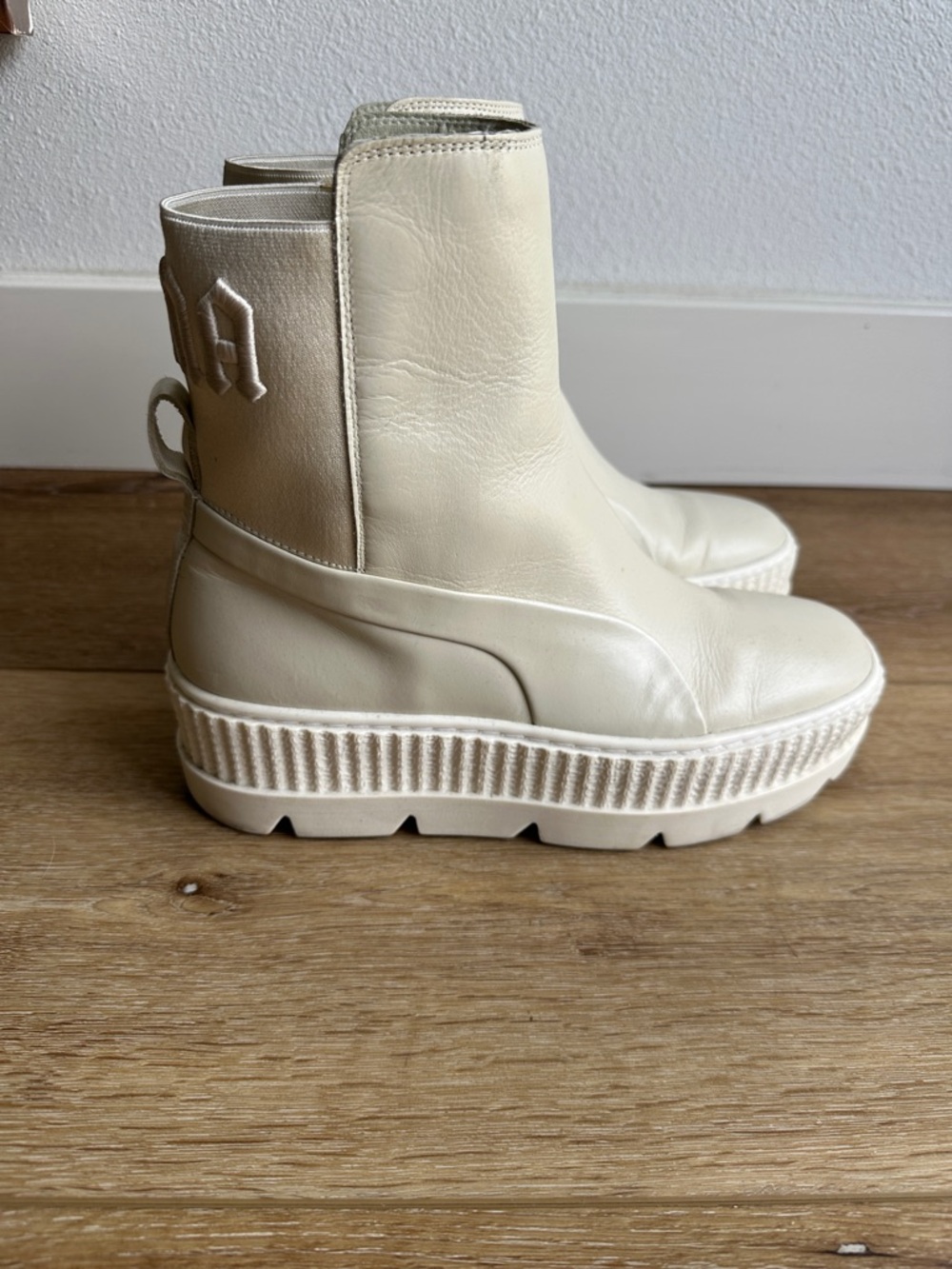 Puma Fenty Vanilla Ice Platform Chelsea Ankle Boots